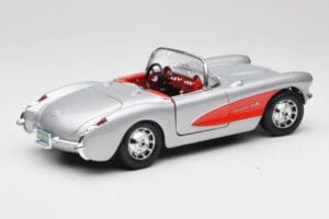 Chevrolet Corvette C1 Argent Bburago 1:18 3034 Métal — image 3 sur 8