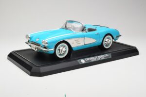 Chevrolet Corvette C1 Hard Top Bleu Solido 1:12 1202-M1 Métal