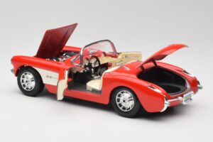 Chevrolet Corvette C1 Roadster Rouge Bburago 1:18 3024 Métal — image 5 sur 8