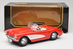 Chevrolet Corvette C1 Roadster Rouge Bburago 1:18 3024 Métal — image 8 sur 8