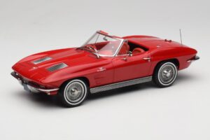 Chevrolet Corvette C2 Sting Ray Cabriolet Riverside Red Norev 1:18 189056 Métal