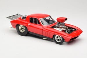 Chevrolet Corvette C3 Dragster Rouge Hot Wheels 1:18 29226 Métal — image 6 sur 8