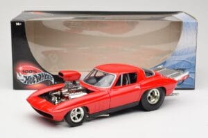Chevrolet Corvette C3 Dragster Rouge Hot Wheels 1:18 29226 Métal — image 8 sur 8