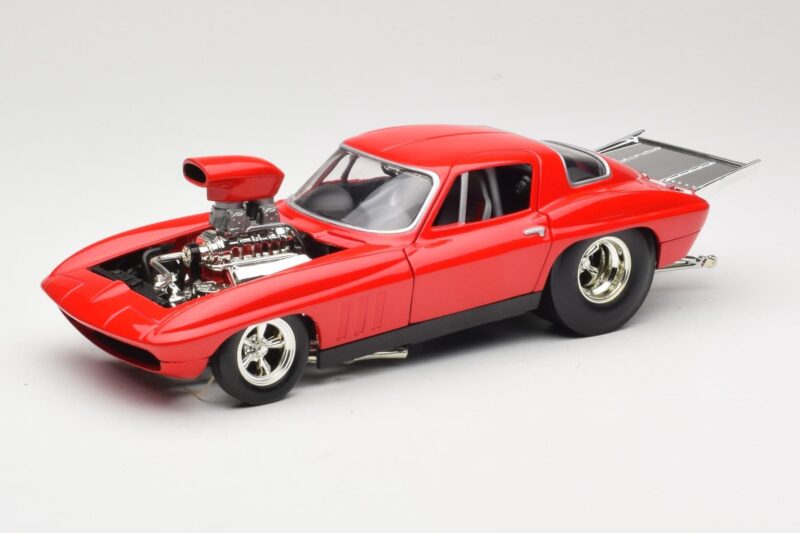 Chevrolet Corvette C3 Dragster Rouge Hot Wheels 1:18 29226 Métal