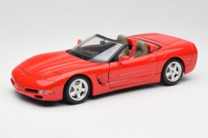 Chevrolet Corvette C5 Cabriolet Rouge Bburago 1:18 3076 Métal