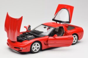 Chevrolet Corvette C5 Rouge Bburago 1:18 3066 Métal — image 2 sur 8