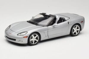 Chevrolet Corvette C6 Cabriolet Argent Hot Wheels 1:18 B6052 Métal