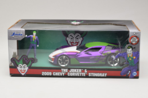 Chevrolet Corvette C6 Stingray The Joker With Figure Jada 1:24 253255020 Métal