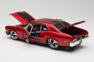 Chevrolet Nova SS Coupé Rouge Maisto 1:18 31083-M1 Métal — image 5 sur 8