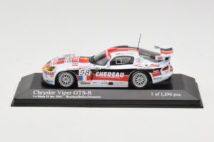 Dodge Viper GTS-R #58 C. Bouchut / Belloc / Monteiro Le Mans 24 Hours 2001 Minichamps 1:43 400011458 Métal