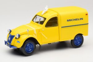 Citroen 2CV Fourgonnette Michelin Bibendum Norev 1:18 181502 Métal