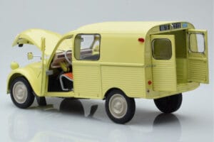 Citroen 2CV Furgonette AK350 Jaune Pastis Norev 1:18 181488 Métal — image 5 sur 8