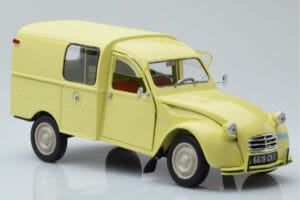 Citroen 2CV Furgonette AK350 Jaune Pastis Norev 1:18 181488 Métal — image 6 sur 8