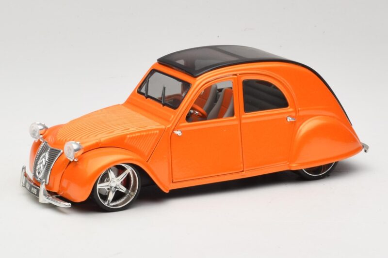 Citroen 2CV Orange Maisto 1:18 31321 Métal