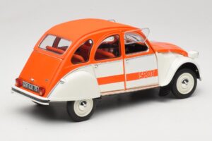 Citroen 2CV Spot Orange & Blanc Solido 1:18 421183600 Métal — image 3 sur 8