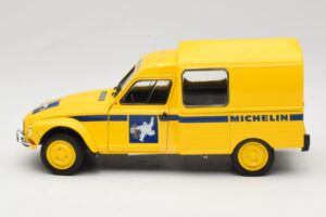 Citroen Acadiane Michelin Jaune Solido 1:18 S1800406 Métal — image 3 sur 6
