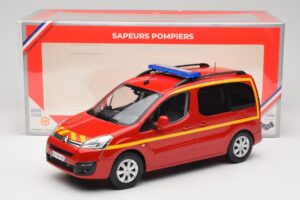 Citroen Berlingo II Pompiers Rouge Norev 1:18 181641 Métal — image 6 sur 6