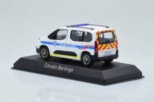 Citroen Berlingo Police Municipale v2 Blanc Bleu Norev 1:43 155768 Métal — image 3 sur 4