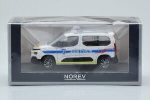 Citroen Berlingo Police Municipale v2 Blanc Bleu Norev 1:43 155768 Métal — image 4 sur 4