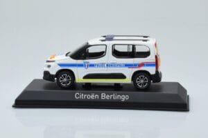 Citroen Berlingo Police Municipale v2 Blanc Bleu Norev 1:43 155768 Métal