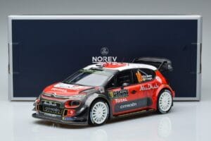 Citroen C3 WRC #10 K. Meeke / P. Nagle Rally Monte Carlo 2018 Norev 1:18 181636 Métal — image 6 sur 6