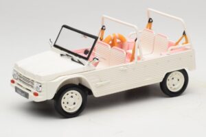 Citroen Mehari Eden Sorbet Blanc et Rose Norev 1:18 181804 Métal