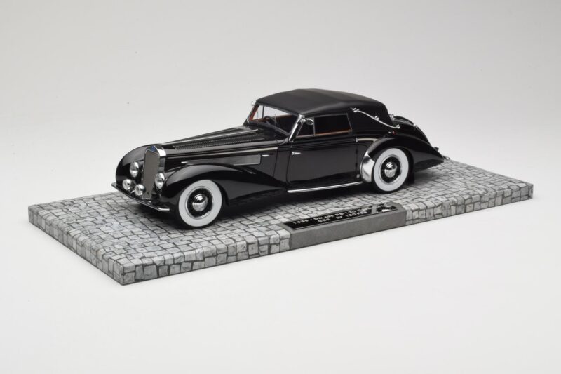 Delage D8-120 Cabriolet Noir Minichamps 1:18 107115131 Métal