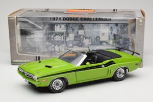 Dodge Challenger Cabriolet Vert Greenlight 1:18 12803-06G Métal — image 8 sur 8