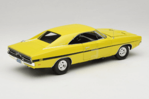 Dodge Charger R/T Jaune Dirty Mary Crazy Larry Auto World 1:18 AWSS101/06 Métal — image 3 sur 8