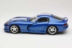 Dodge Viper GTS SR II Bleu avec Bandes Blanches Bburago 1:18 3330 Métal — image 4 sur 8