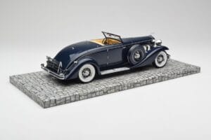 Duesenberg SJN Convertible Coupe Midnight Blue Minichamps 1:18 107150332 Métal — image 2 sur 6