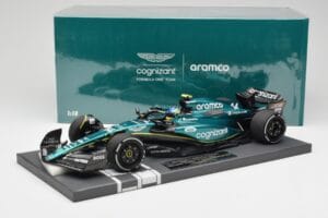 Aston Martin AMR23 #14 F. Alonso 3rd Place Saudi Arabian GP 2023 Minichamps 1:18 117230214 Métal — image 7 sur 7
