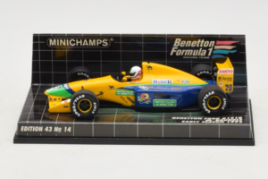 Benetton B191B Ford #20 M. Brundle Early Season F1 1992 Minichamps 1:43 400920120 Métal