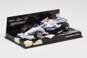 BMW Sauber F1.06 #10 N. Heidfeld Hungarian GP 3rd Place 2006 Minichamps 1:43 400060116 Métal — image 2 sur 5
