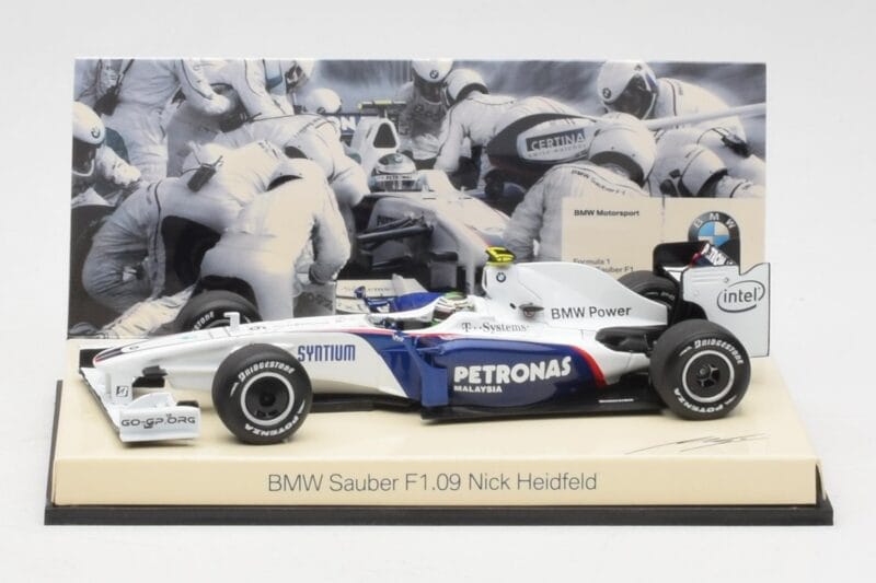 BMW Sauber F1.09 #6 N. Heidfeld F1 2009 v2 Minichamps 1:43 80422155795 Métal