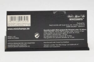 Brabham BMW BT52B A. Senna Test Car Paul Ricard 14 November 1983 Minichamps 1:43 540834399 Métal — image 4 sur 5