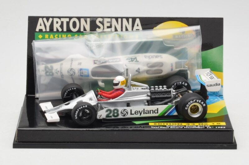 Brabham BMW BT52B A. Senna Test Car Paul Ricard 14 November 1983 Minichamps 1:43 540834399 Métal