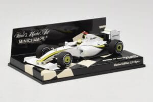 Brawn GP Mercedes BGP001 #22 J. Button Showcar 2009 Minichamps 1:43 400090092 Métal — image 2 sur 5