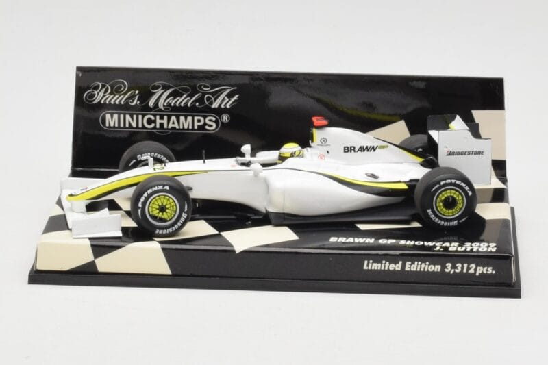 Brawn GP Mercedes BGP001 #22 J. Button Showcar 2009 Minichamps 1:43 400090092 Métal