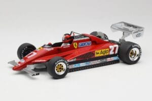 Ferrari 126C2 #27 G. Villeneuve GP Belgium 1982 MCG 1:18 MCG18629F Métal