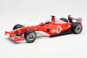 Ferrari F2003-GA #2 R. Barrichello F1 2003 Hot Wheels 1:18 B1024 Métal