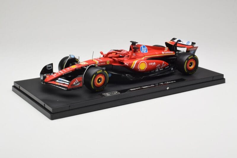 Ferrari SF-24 #16 C. Leclerc Emilia Romagna Grand Prix 2024 Bburago 1:18 18-16821-L-IMOLA-SHOWCASE Métal
