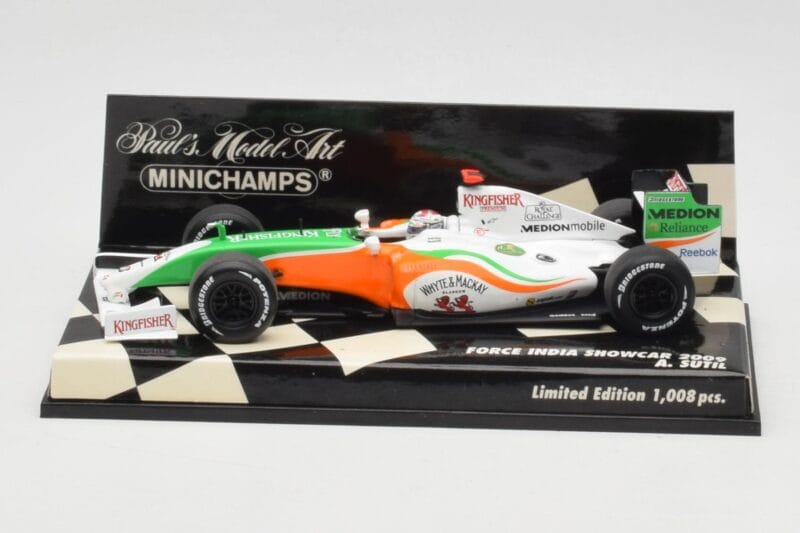 Force India Mercedes VJM02 #20 A. Sutil Showcar 2009 Minichamps 1:43 400090090 Métal