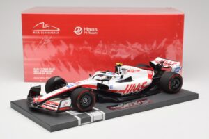 Haas VF-22 #47 M. Schumacher British GP 2022 Minichamps 1:18 117221047 Résine — image 7 sur 7
