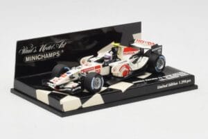 Honda RA106 A. Davidson Test Driver F1 2006 Minichamps 1:43 400060036 Métal — image 2 sur 5