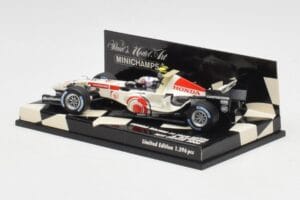 Honda RA106 A. Davidson Test Driver F1 2006 Minichamps 1:43 400060036 Métal — image 3 sur 5