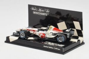 Honda RA106 #12 J. Button Hungarian GP Winner F1 2006 Minichamps 1:43 400060112 Métal — image 3 sur 5