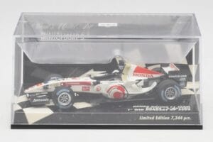Honda RA106 #12 J. Button Hungarian GP Winner F1 2006 Minichamps 1:43 400060112 Métal — image 5 sur 5