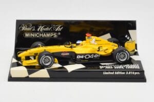 Jordan Ford EJ14 N. Mansell Regent Street Parade 2004 Minichamps 1:43 Jordan Ford EJ14 N. Mansell Regent Street Parade 2004 Minichamps 1:43 400040095 Métal