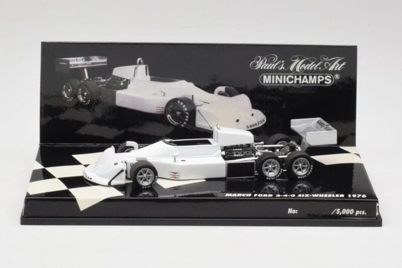 March 2-4-0 Six Wheeler #12 F1 1976 Minichamps 1:43 436760699 Métal